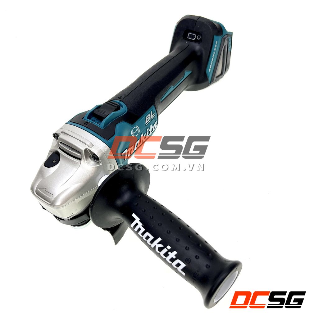 Máy mài góc 100mm dùng pin 18V/ BL Makita DGA406Z (không pin sạc)