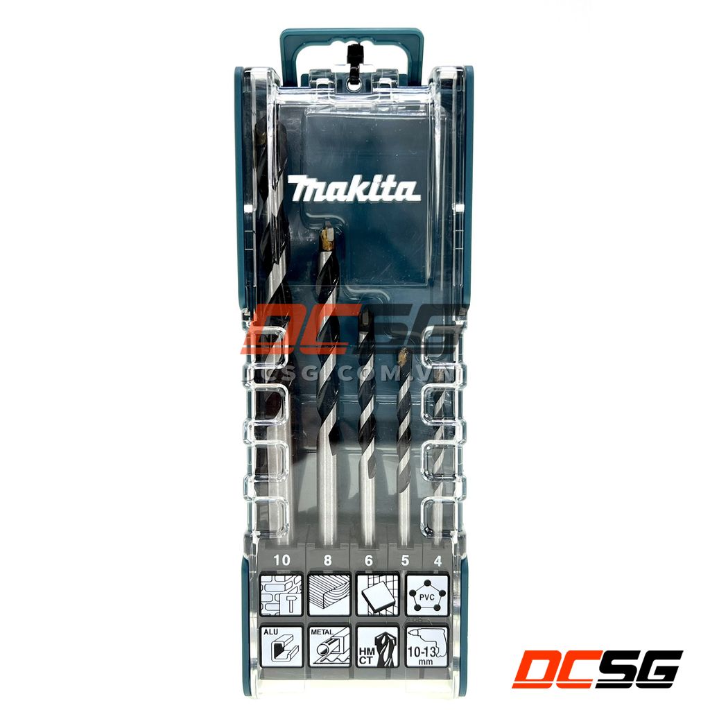 Bộ Mũi khoan đa năng chuôi tròn (5 Cái/bộ) Makita E-14255