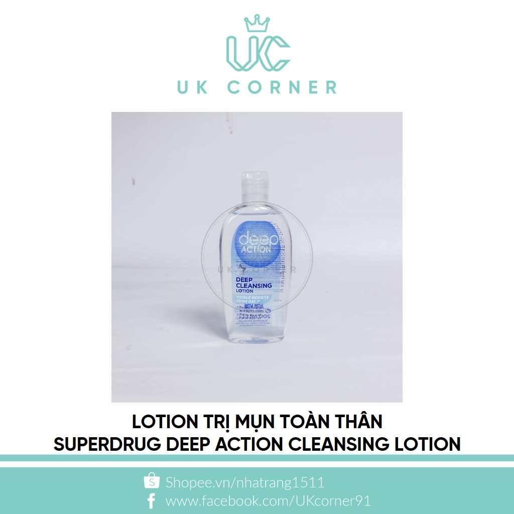 deep action cleansing lotion