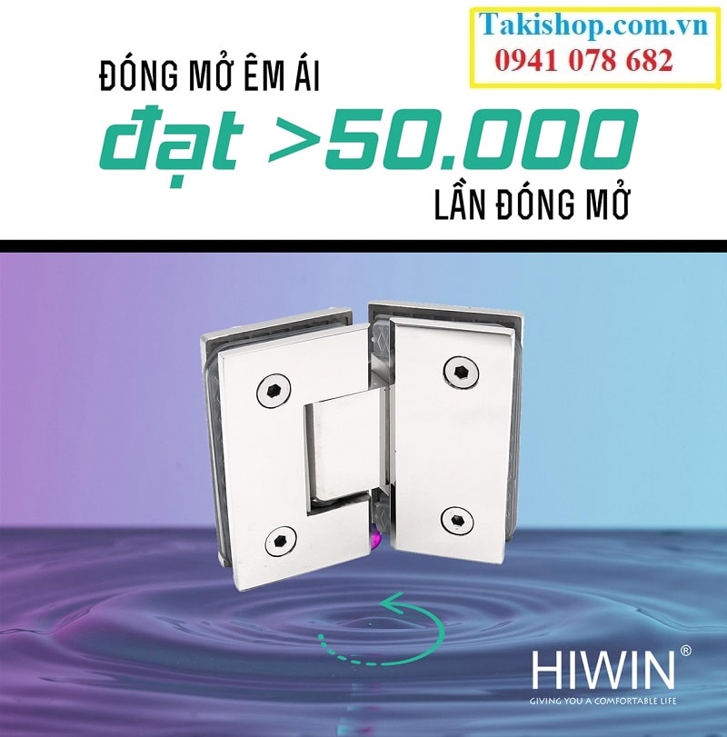 Bản lề 135 độ vát cạnh HG 006 của Hiwin