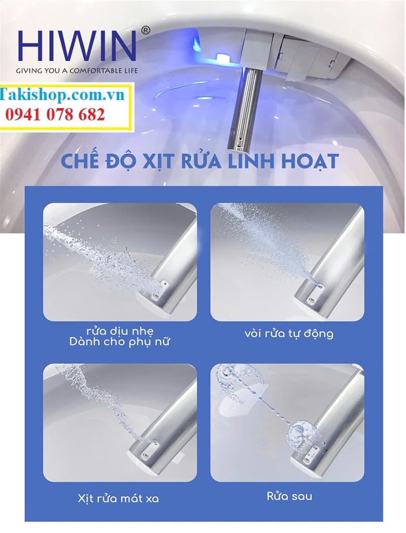 Hiwin MT 888 với các chế độ rửa 