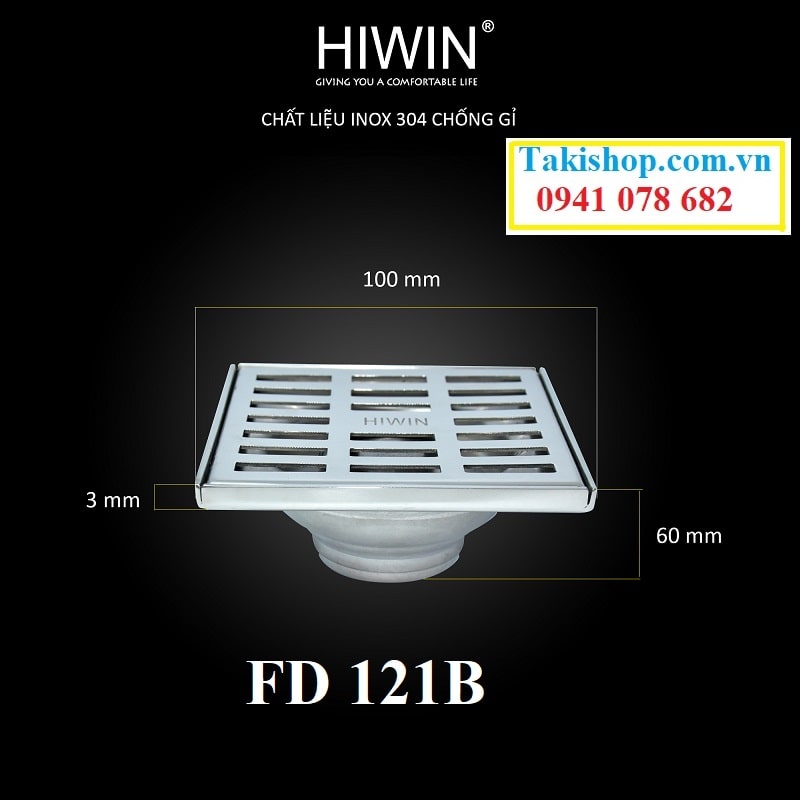 Cấu tạo thoát sàn Hiwin FD 121B