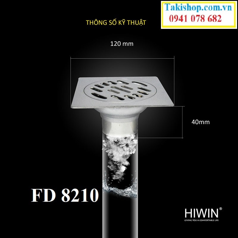 Cấu tạo thoát sàn Hiwin FD 8210