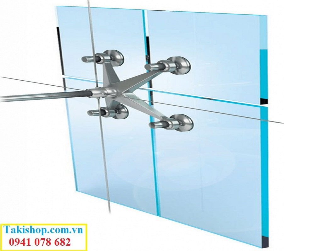Cấu tạo vách kính cường lực chân nhện