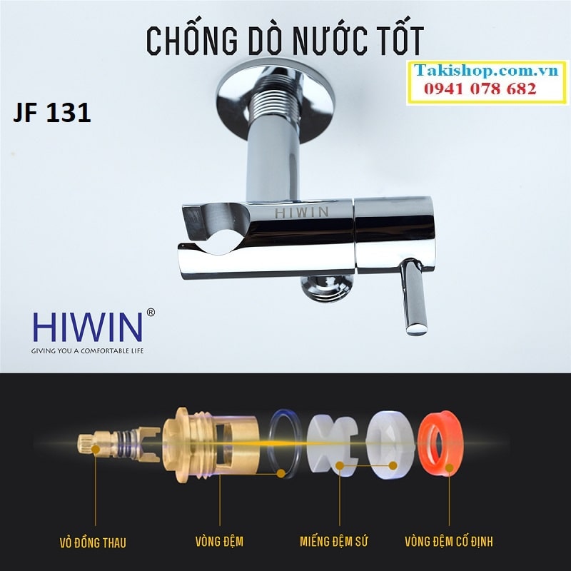 Cấu tạo và cách lắp van góc Hiwin JF 131