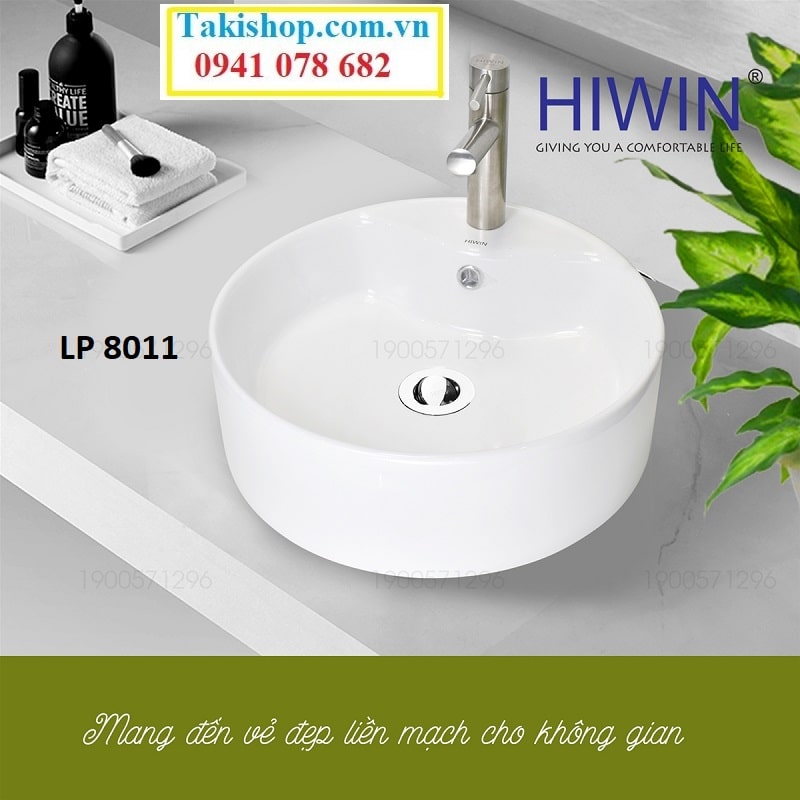 Chậu Lavabo Hiwin LP 8011 đẹp tinh tế