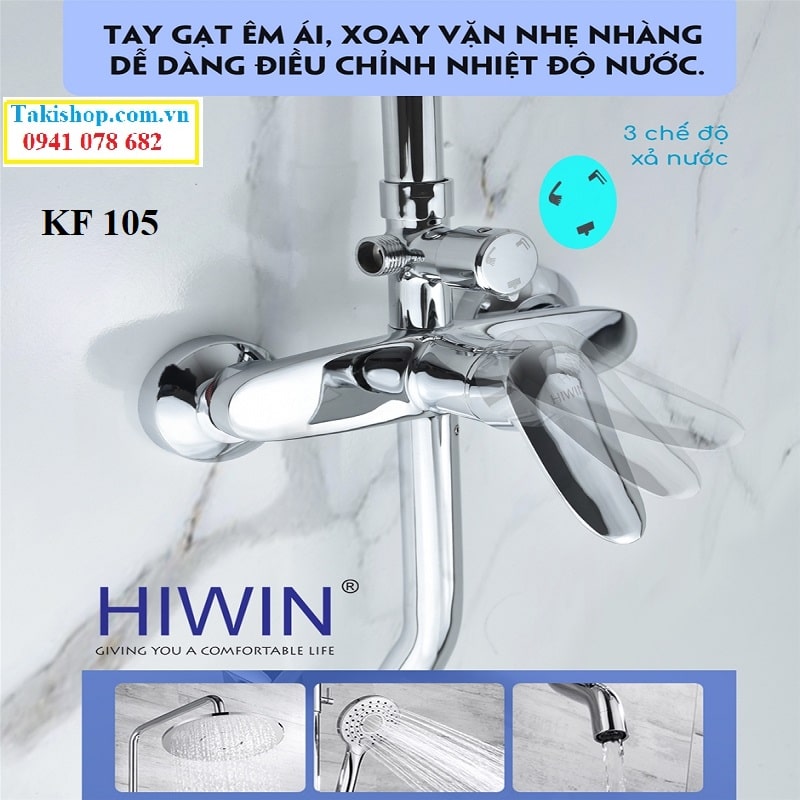Củ sen vòi tắm Hiwin KF 105 giá rẻ đẹp