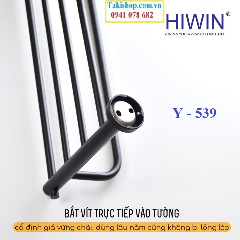 Cung cấp giá treo khăn 2 tầng inox 304 cao câp Hiwin Y-539