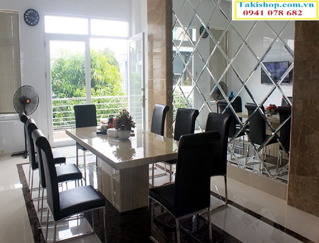 Cung cấp gương ghép nghệ thuật đẹp cho phòng ăn