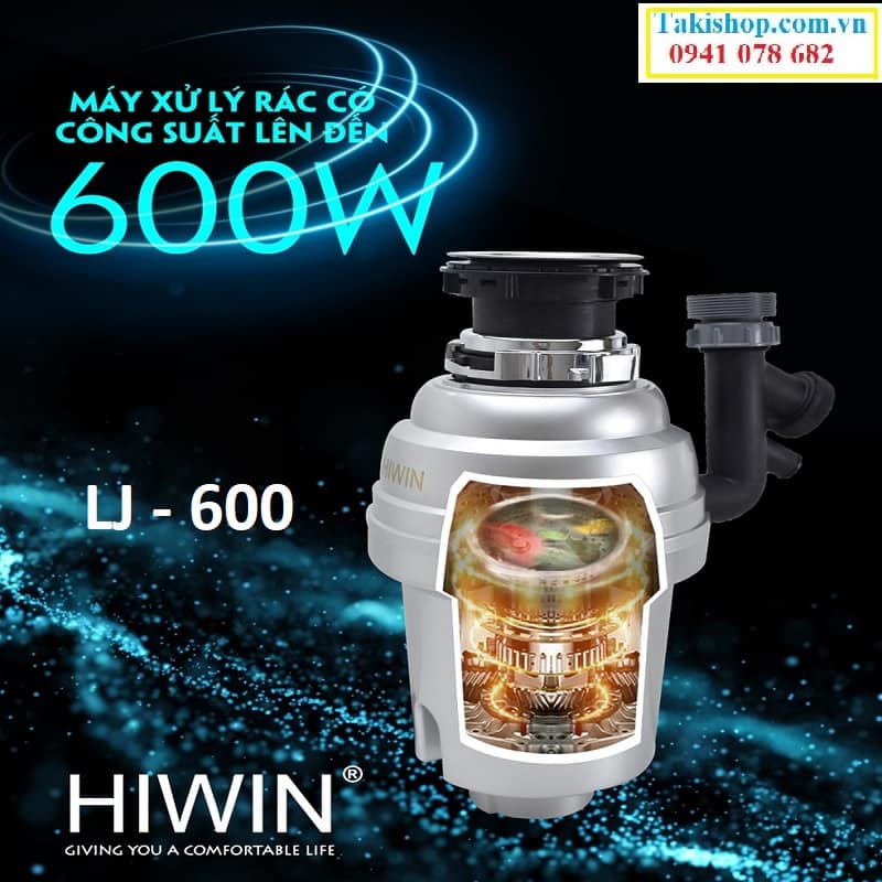 Cung cấp máy xử lý rác thải gia đình cao cấp Hiwin LJ - 600 công nghệ mới