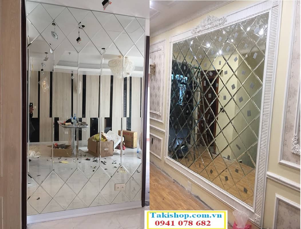 Cung cấp lắp đặt các loại gương ghép nghệ thuật đẹp