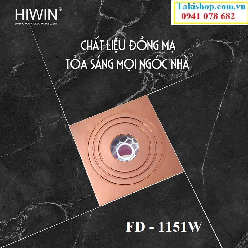 Cung cấp thoát sàn máy giặt ngăn mùi cao cấp Hiwin FD 1151W rẻ đẹp