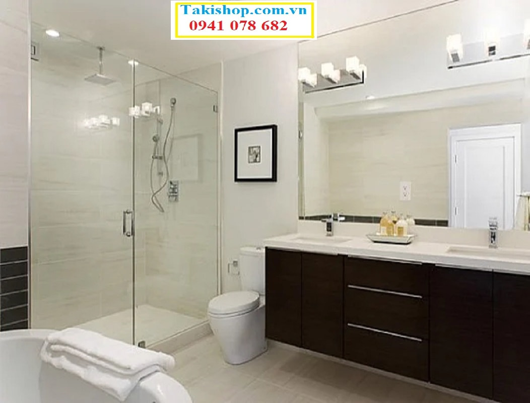 Gương Việt nhật 5mm lắp cho phòng tắm đẹp