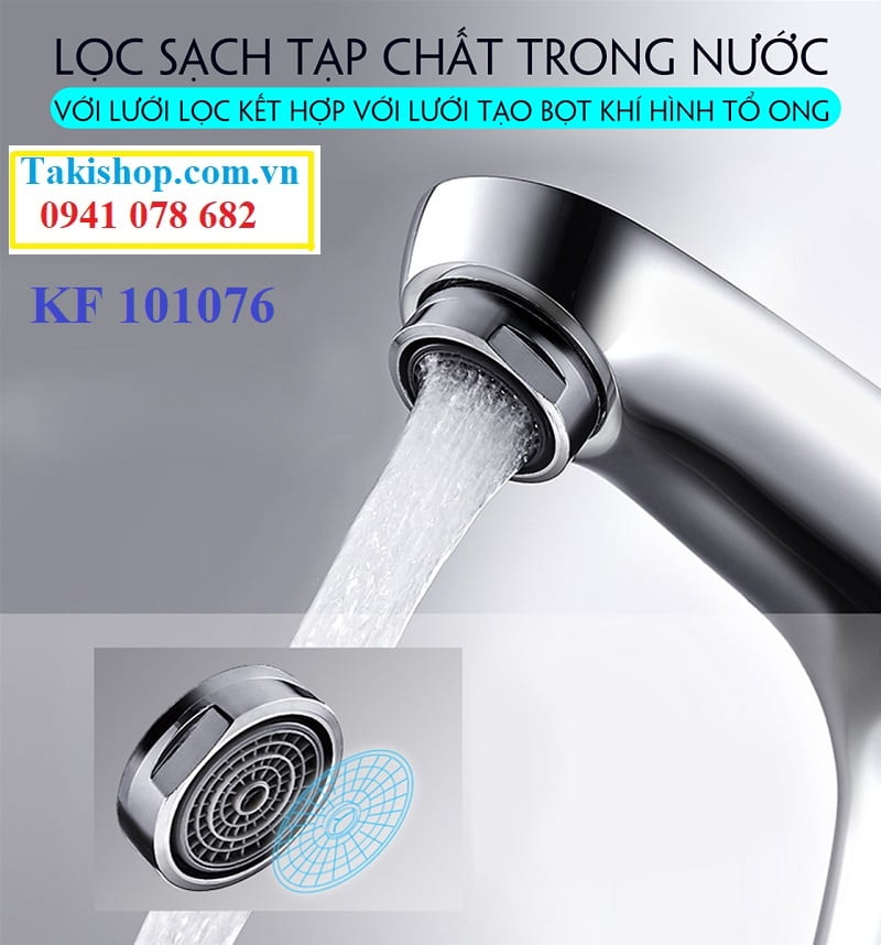 Cấu tạo lưới lọc tạo bọt nhẹ nhàng