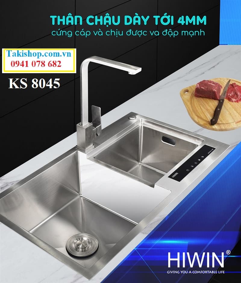 Hiwin KS 8045 inox 304 dày 4mm siêu bền