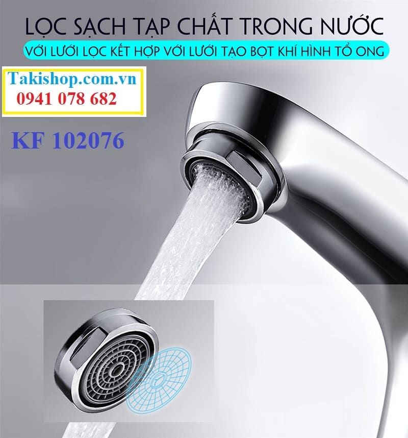 Cấu tạo lưới lọc tạo bọt nhẹ nhàng
