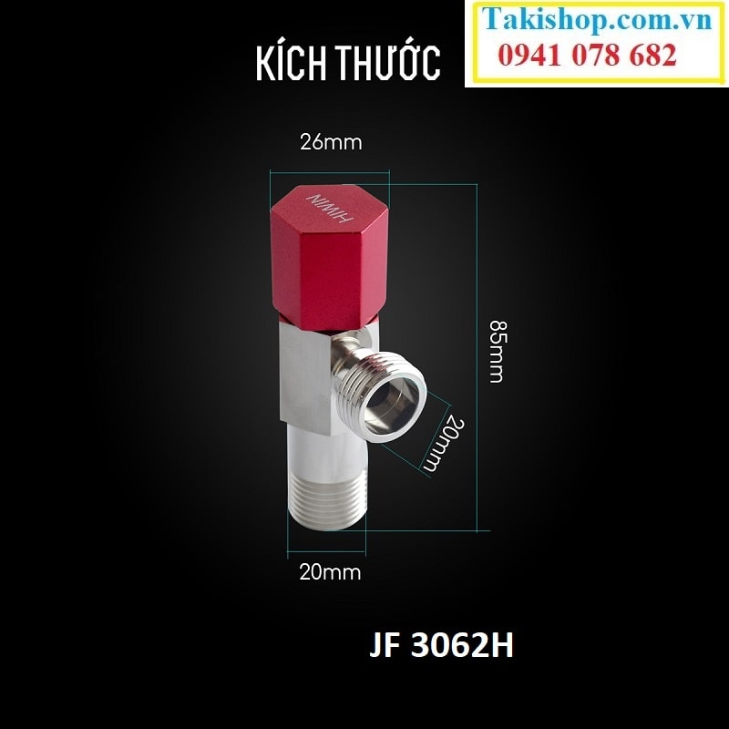 Kích thước van góc Hiwin JF 3062H