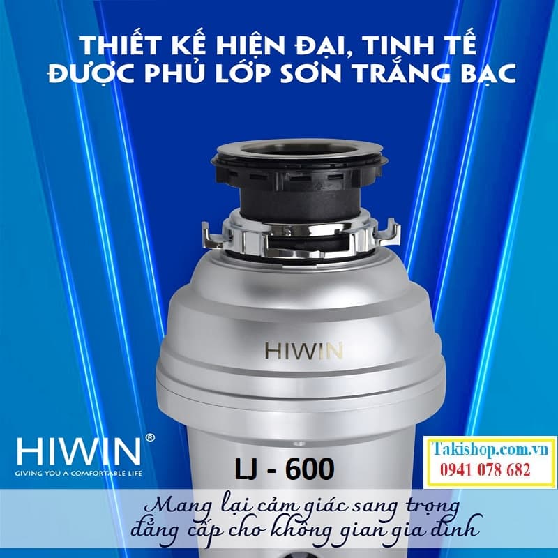 Máy xử lý rác thải gia đình Hiwin LJ - 600 công nghệ hiện đại
