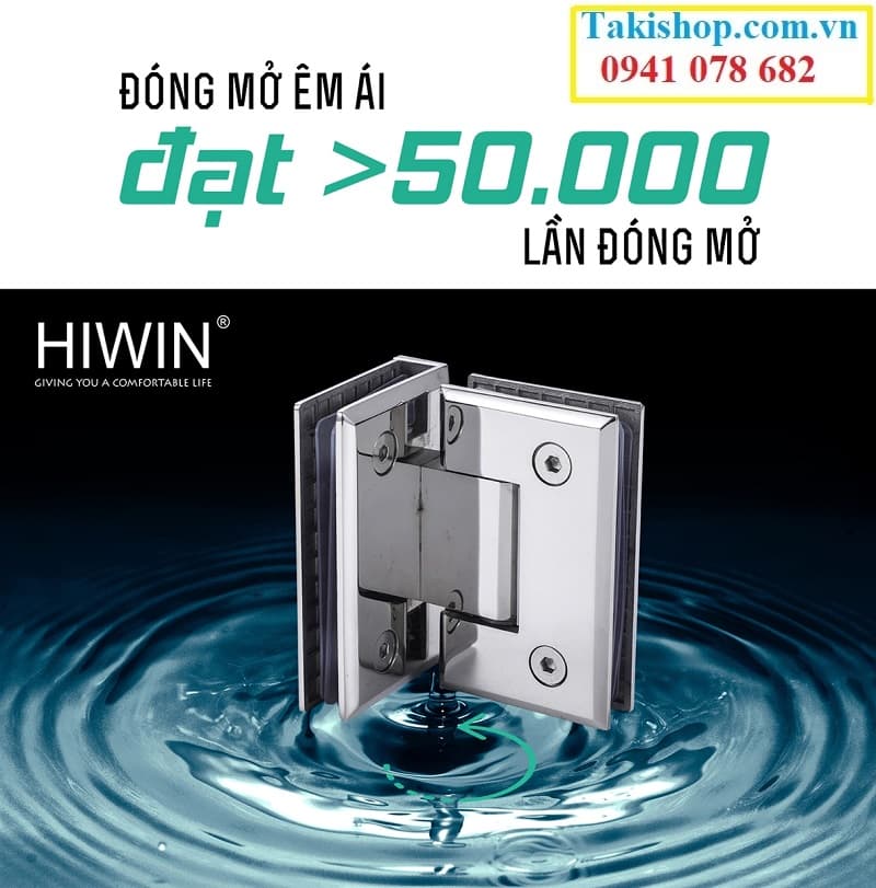 Bản lề 90 độ kính kính của Hiwin