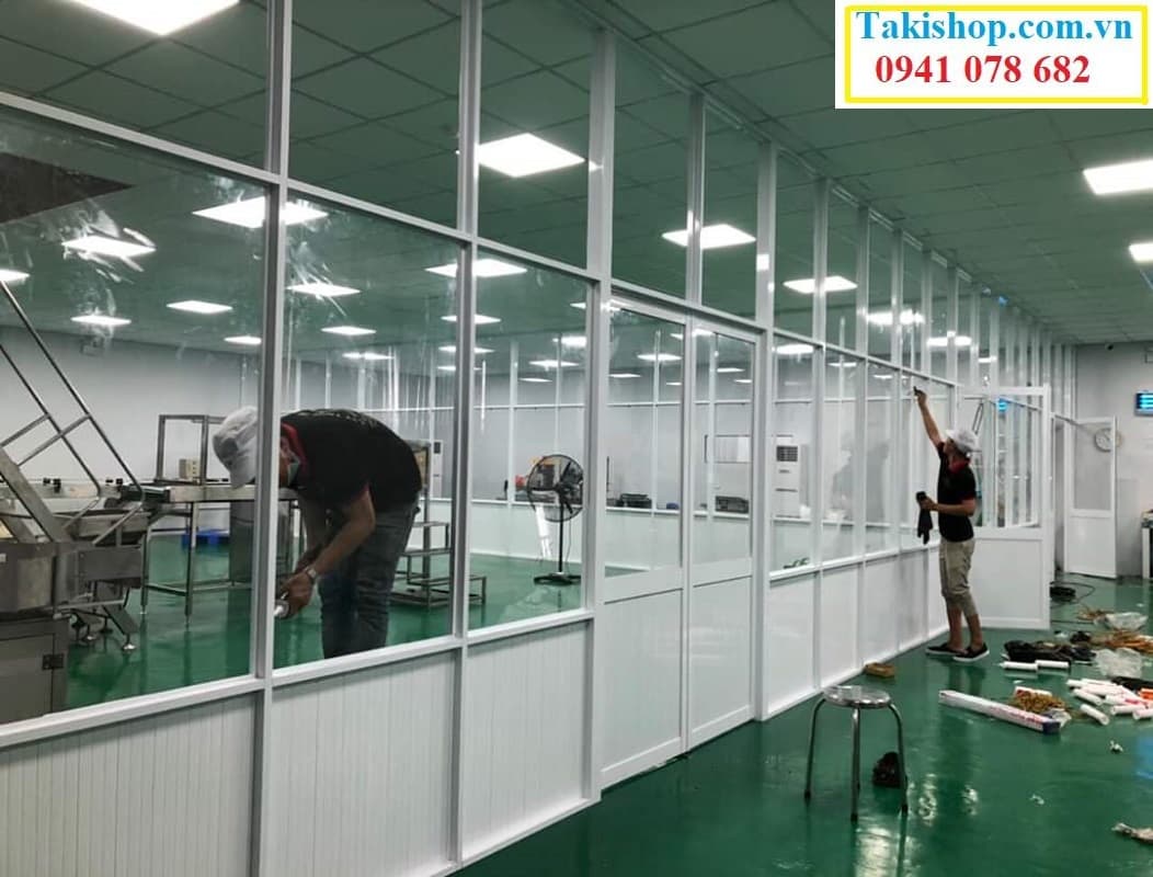 Tháo dỡ lắp đặt lại vách cửa nhôm kính