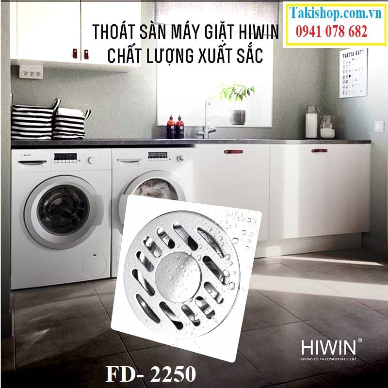 Thoát sàn ngăn mùi cho máy giặt Hiwin FD- 2250