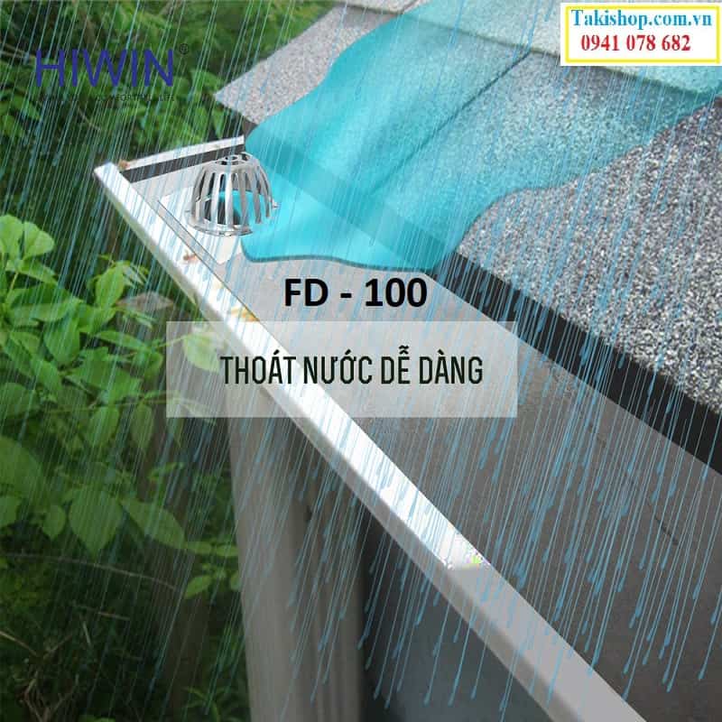 Thoát sàn Hiwin FD - 100 cao cấp chắn rác bền đẹp