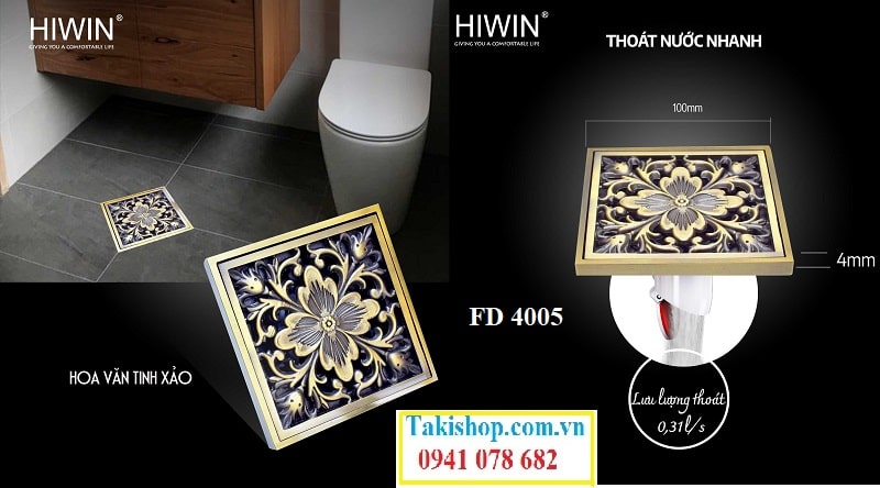 Thoát sàn Hiwin FD 4005 đẹp, tinh tế