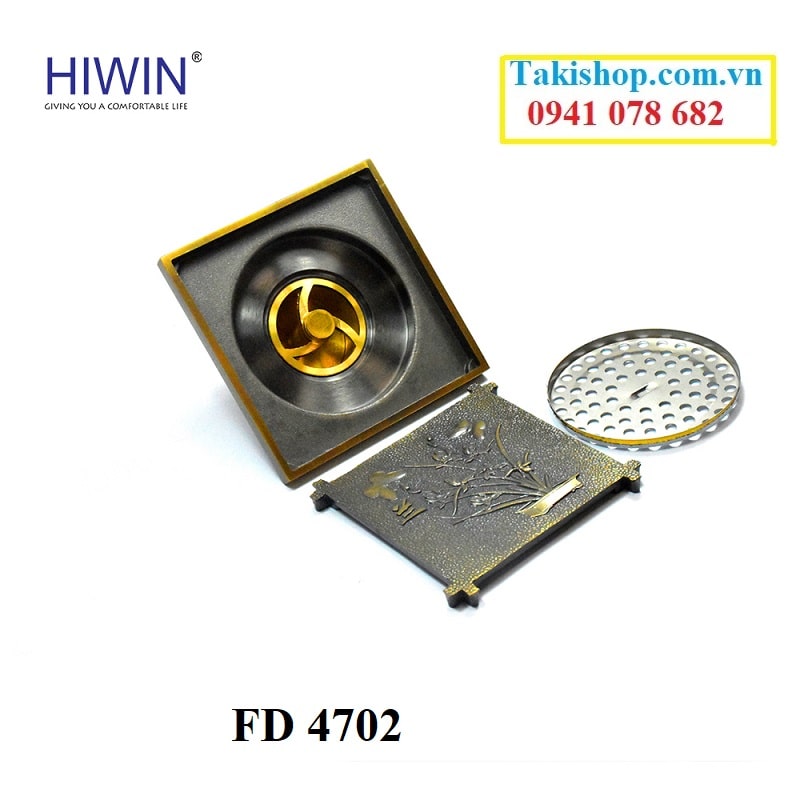 Thoát sàn ngăn mùi đồng giả cổ FD- 4702