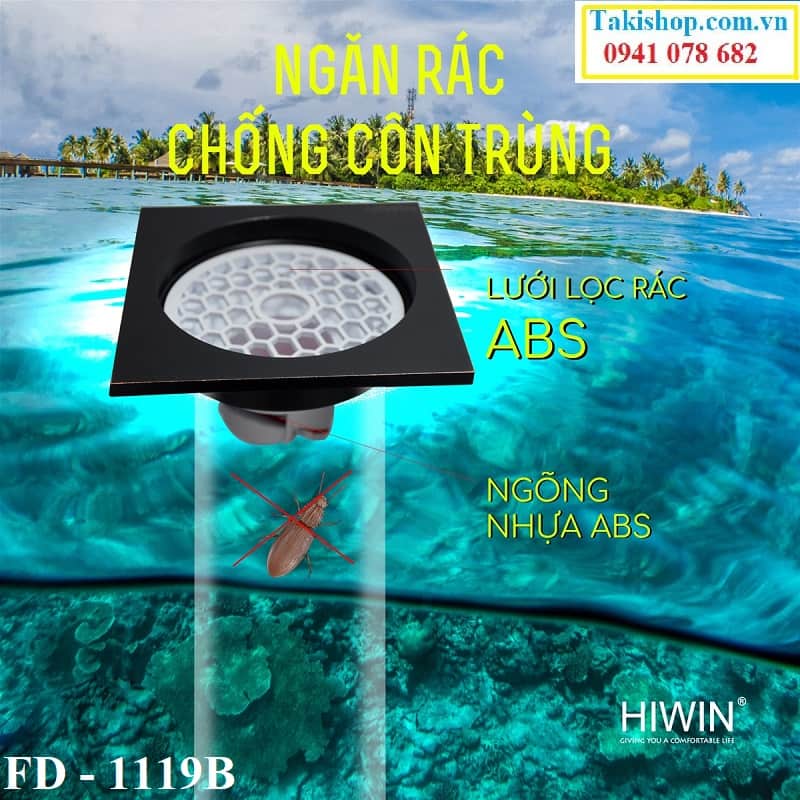 Thoát sàn ngăn mùi cao cấp Hiwin FD 1119B rẻ đẹp