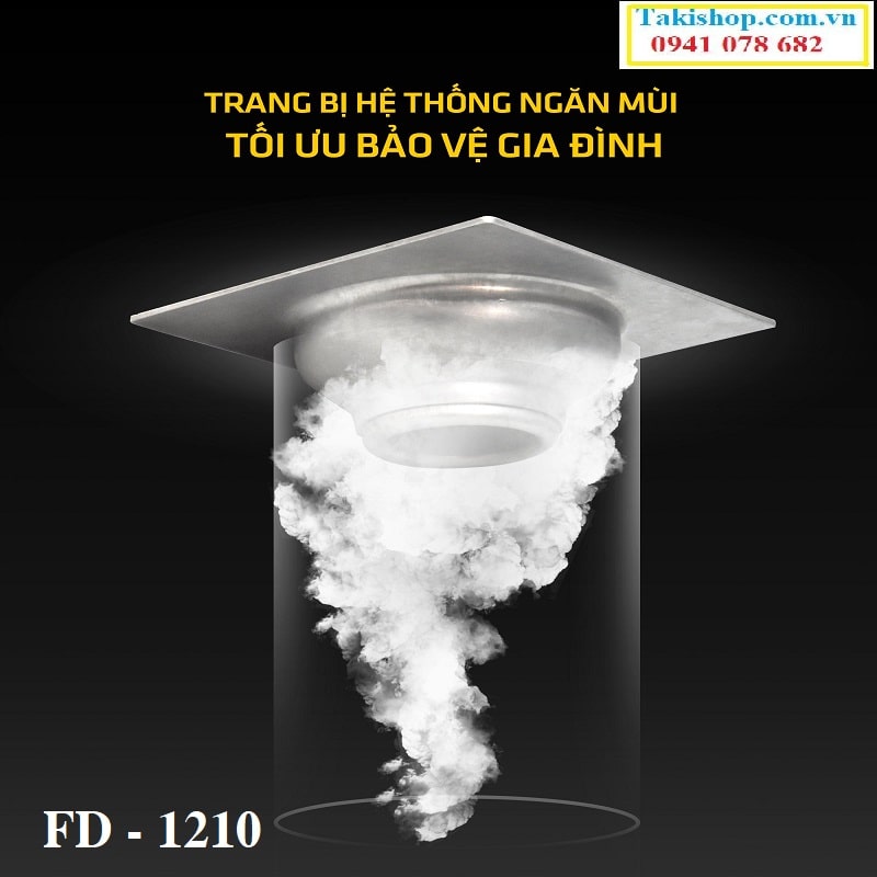 Thoát sàn ngăn mùi ngăn côn trùng rẻ đẹp Hiwin FD 1210