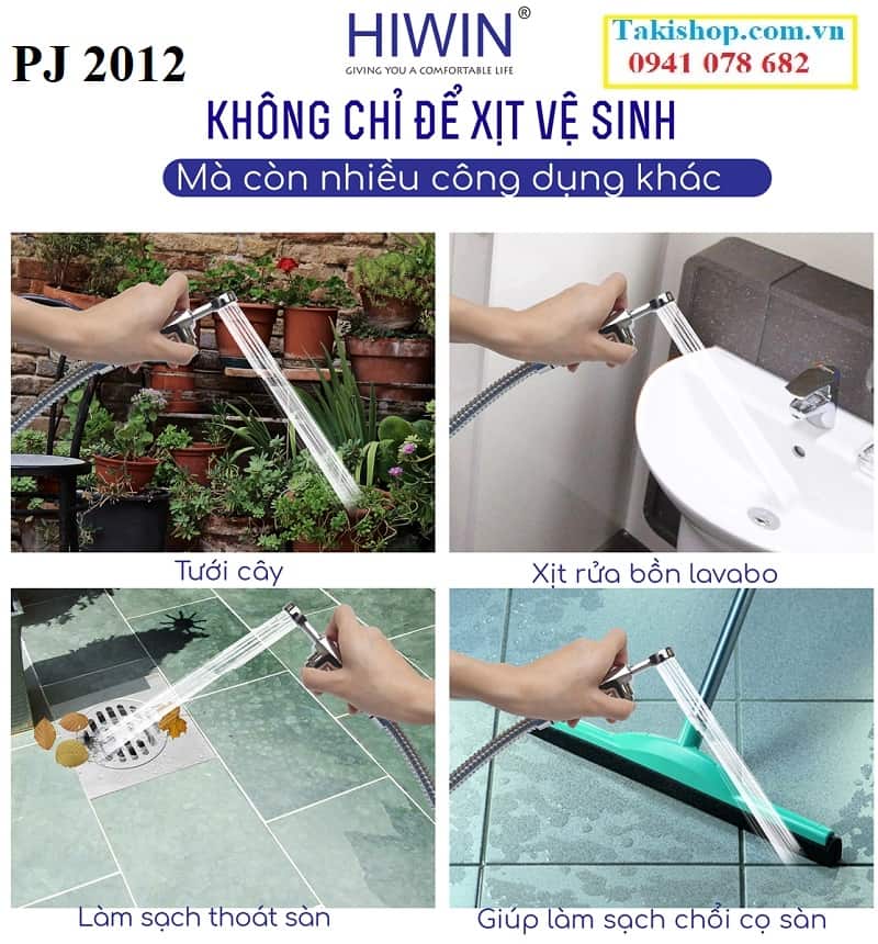 Ứng dụng lắp đặt dây vòi xịt Hiwin PJ 2012