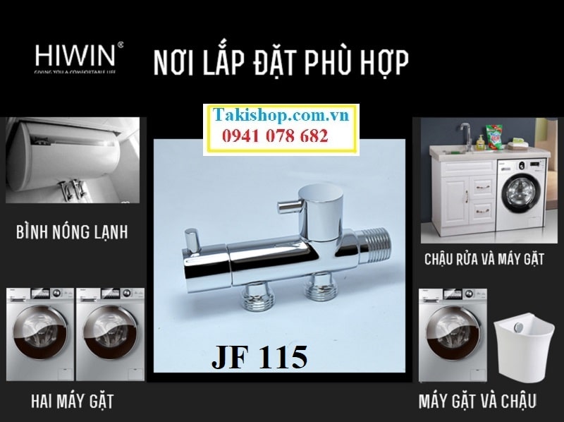 Ứng dụng lắp đặt van góc Hiwin JF 115