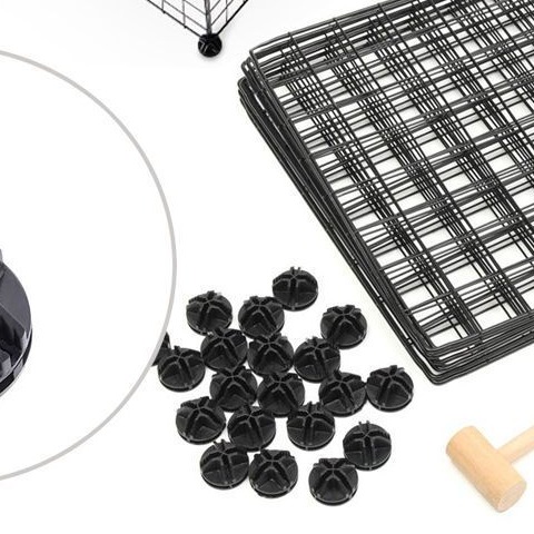 Lẻ 1 Miếng ghép quây chó đa năng chuồng chó mèo lắp ghép kiêm kệ trang trí / chuồng ghép đa năng chó mè / chuồng thỏ / chuồng bọ
