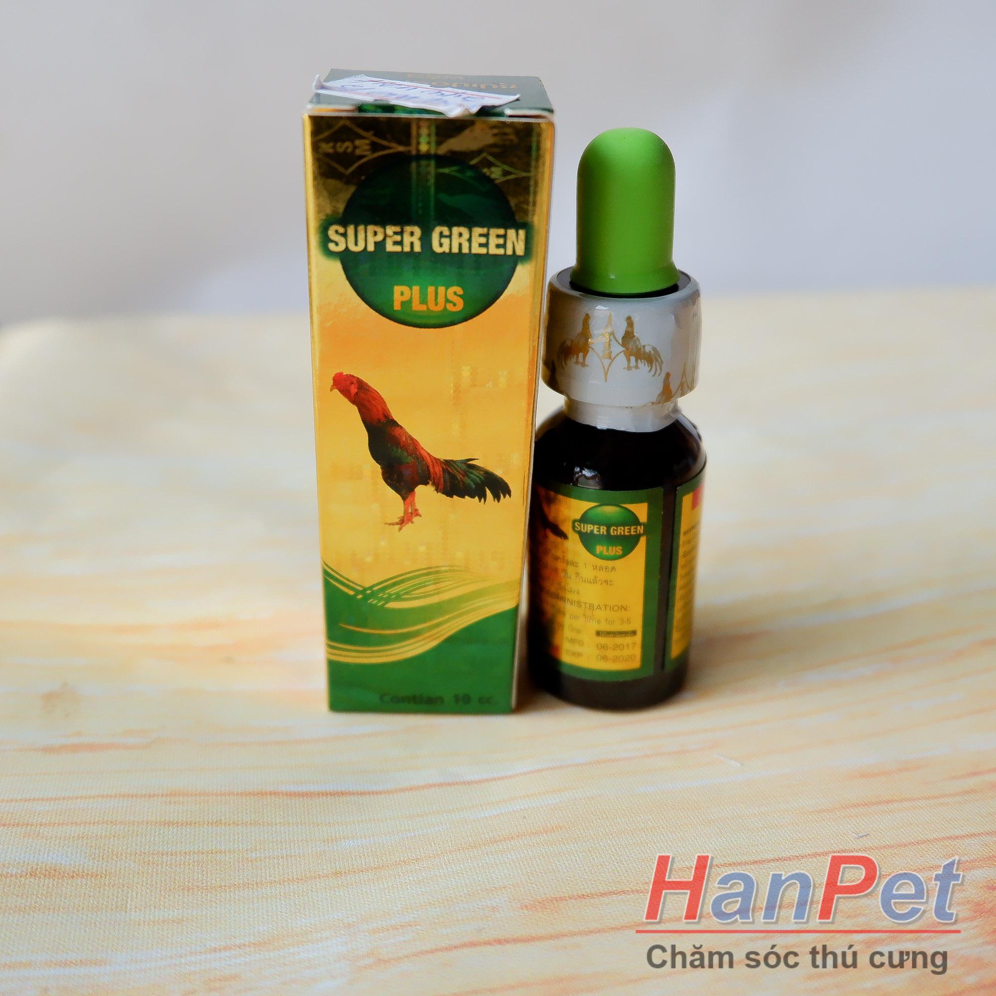 (Thuốc gà CHỌI) Đặc trị hen gà chọi (Hen đỏ), thuốc long đờm gà, khó thở cấp tính gà đá dạng thuốc 10ml nhỏ giọt UỐNG- MADEIN THAILAND (Hanpet hendo)