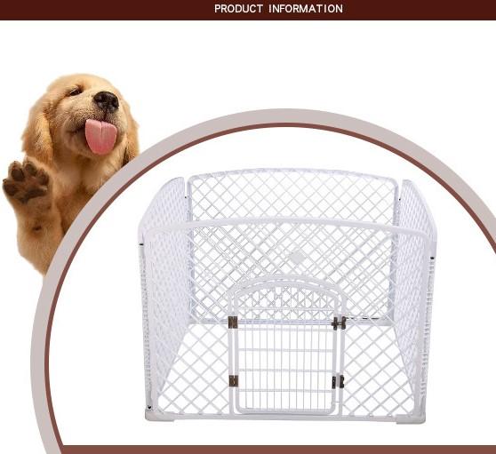 SP932 – Quây nhựa - quây chó 4 tấm nan dày (hanpet 4711899) Quây cũi chó / chuồng chó / ổ chó / nhà chó