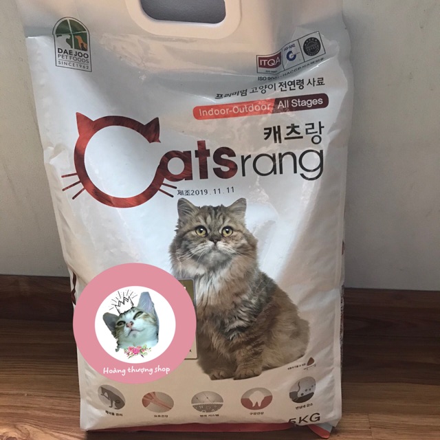 Thức ăn hạt CATSRANG 5kg cho mèo( mọi lứa tuổi) - Hàn Quốc - [ hanpet Thú Cưng]