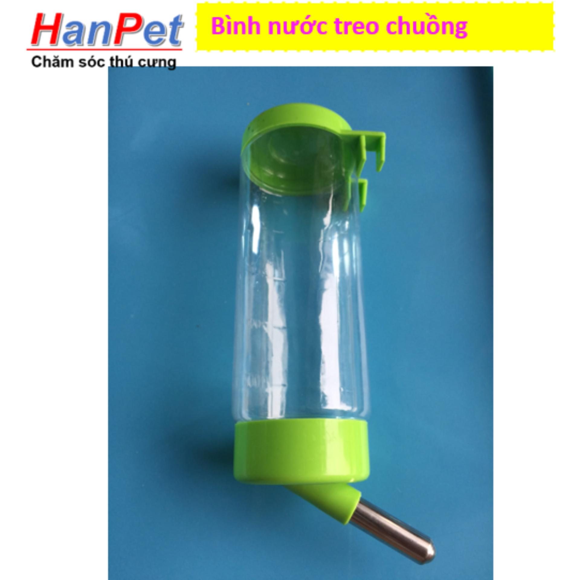 Bình uống nước tự động treo chuồng thú cưng (loại 250ml) hanpet 379