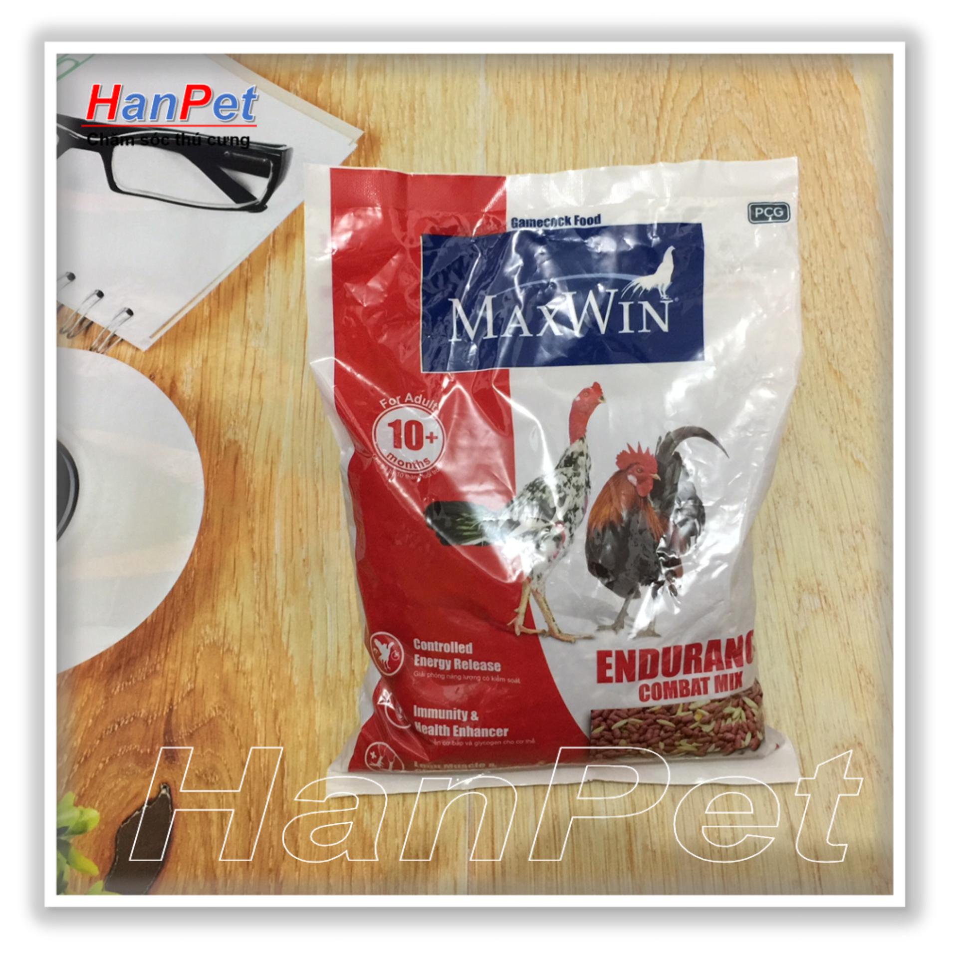 Cám gà chọi Maxwin - thức ăn gà đá - kích thích phát triển cơ - gói 1kg (hàng nhập Thái) (hanpet 614)