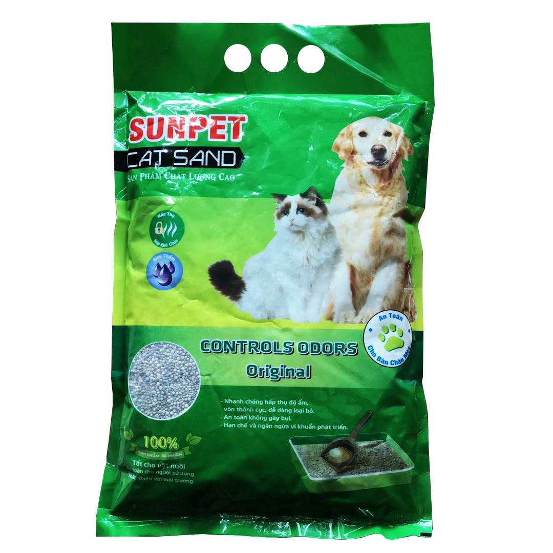 Sunpet 5L (CÁT VỆ SINH CHO mèo) (hanpet 4711427) cát vệ sinh mèo / cát mèo / cát cho mèo / for cats