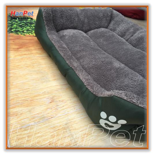 Nệm ngủ hình chữ nhật có thành, thảm ngủ ấm áp cho chó mèo (3 size S,M,L Hanpet nem CN3SIZ) nhà nệm chó / nhà chó mèo / thảm chó / nệm mèo / ổ chó / ổ mèo