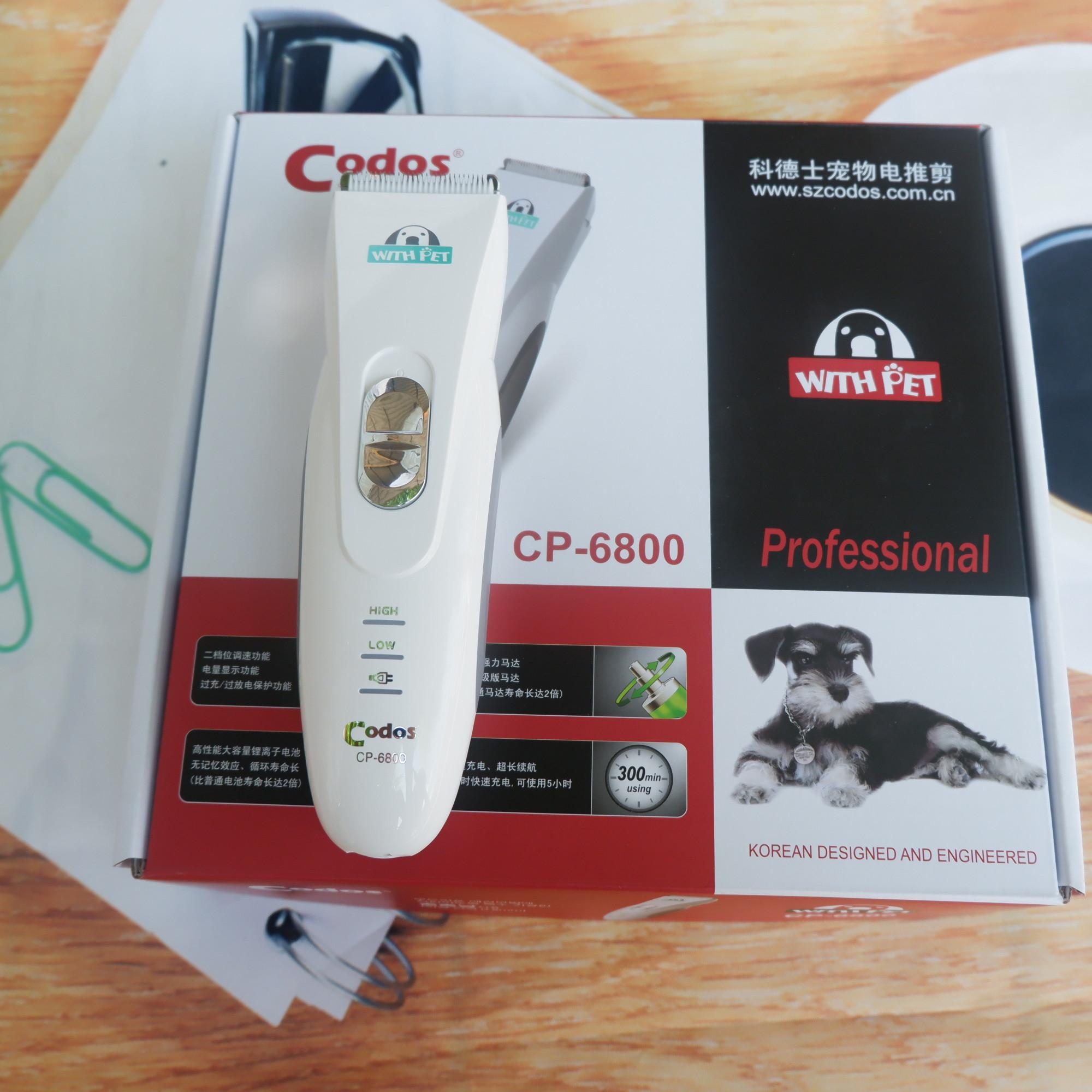 Tông Đơ máy CP-6800 THẾ HỆ MỚI - Chuyên Dụng Cắt Lông chó mèo (hanpet 399B) tặng 1 găng tay tắm thú cưng (sỉ)