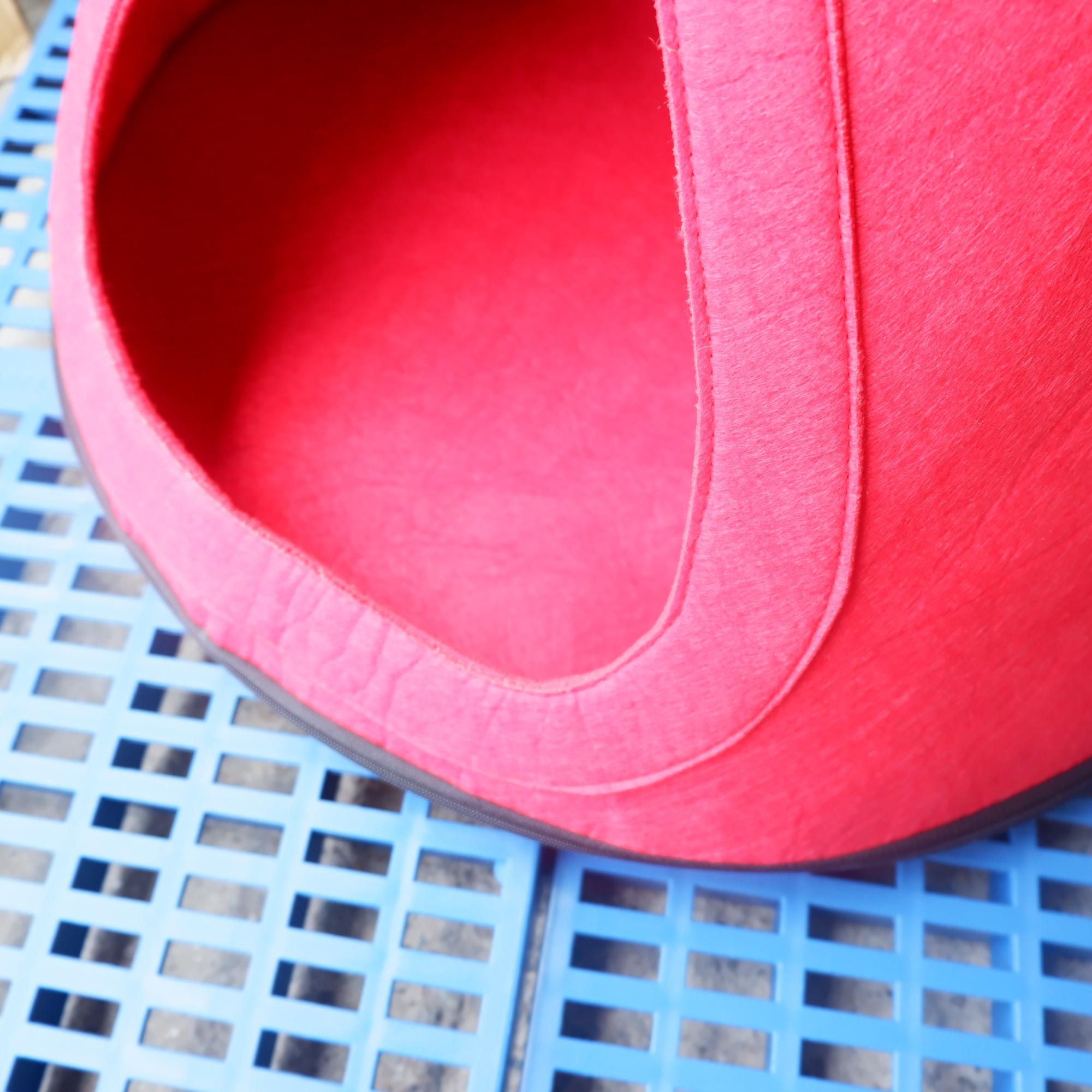 Nhà nệm nỉ cho chó mèo thú cưng - Nhà nệm hình chóp nón Size S: 50x45cm cho chó mèo dưới 3kg Nhà chó / nhà mèo / nhà nệm thú cưng / nhà ở chó mèo / nhà ngủ mùa đông chó mèo