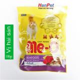 Thức ăn dạng hạt cho mèo lớn ME-O gói nhỏ 100gr ( vị Hải sản) hanpet haisan100