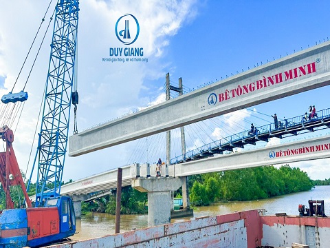Xây Dựng Mới Cầu Khém Sâu - Huyện Cù Lao Dung, tỉnh Sóc Trăng.