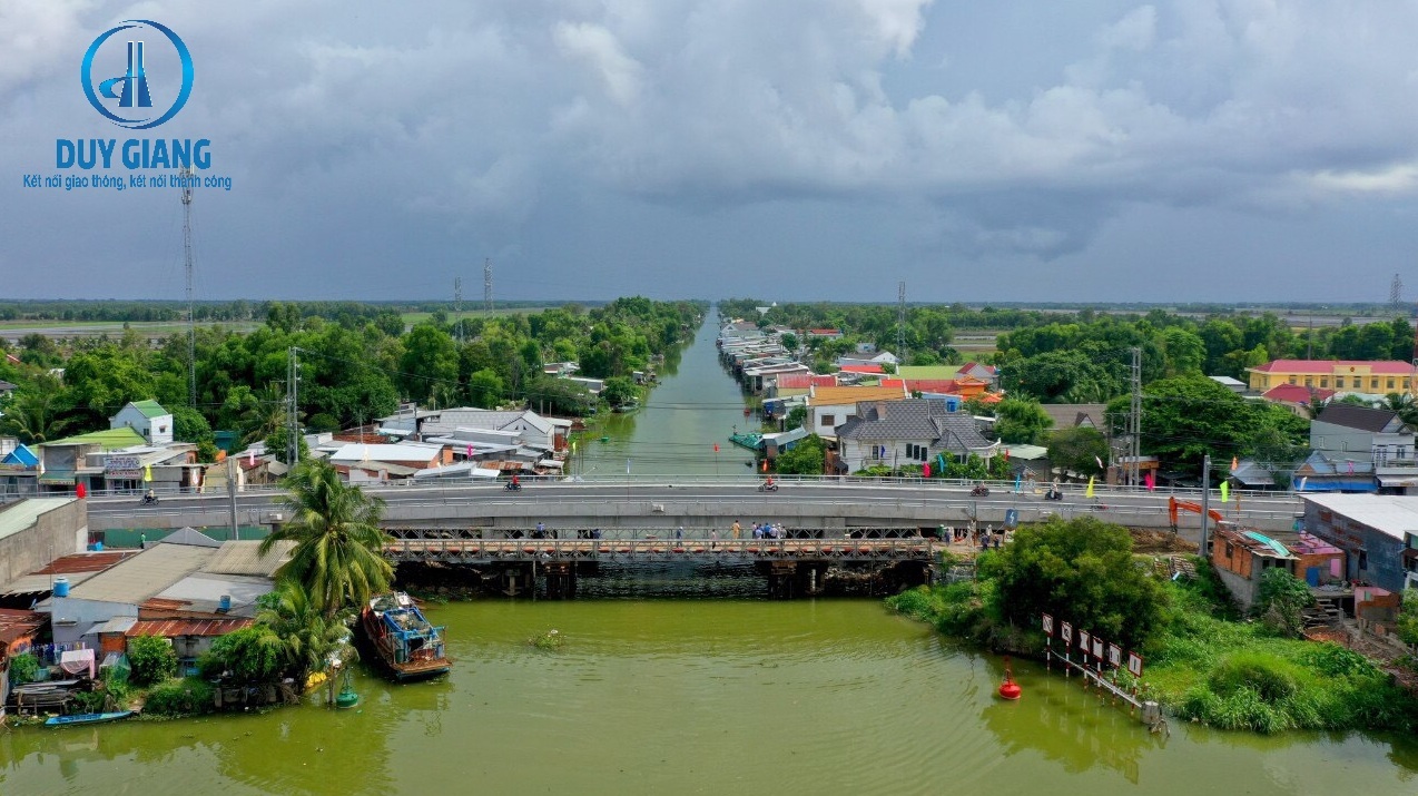 Cầu Vàm Rầy – km161+986 – QL80 – tỉnh Kiên Giang