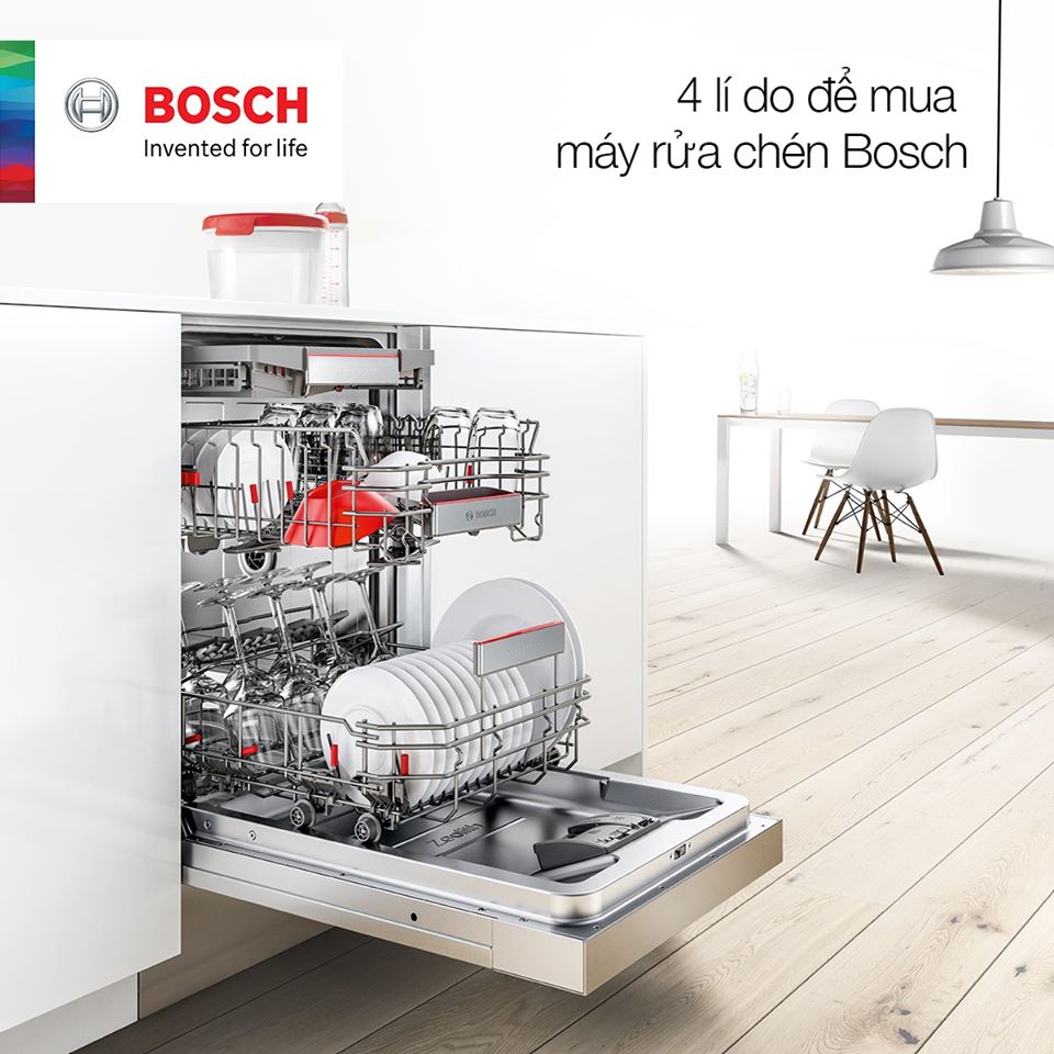 4 lí do để mua máy rửa bát Bosch