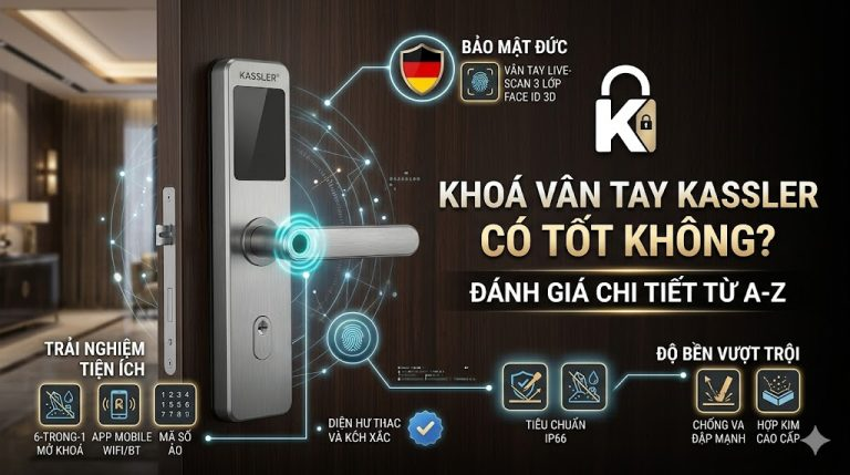 KHÓA VÂN TAY KASSLER CÓ TỐT KHÔNG? ĐÁNH GIÁ CHI TIẾT TỪ NGƯỜI DÙNG