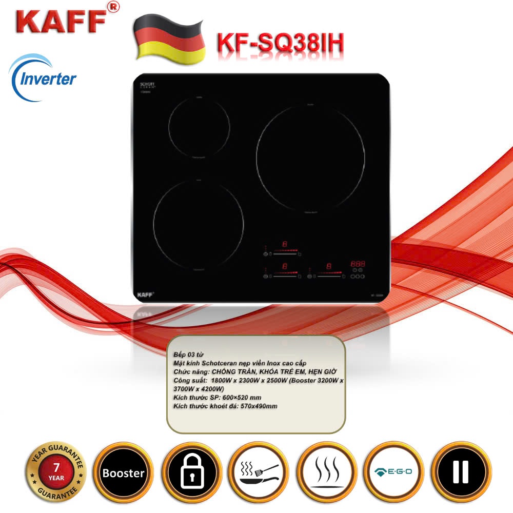 KF-SQ38IH New – Bếp Từ Công Nghệ Đỉnh Cao Cho Gia Đình Hiện Đại