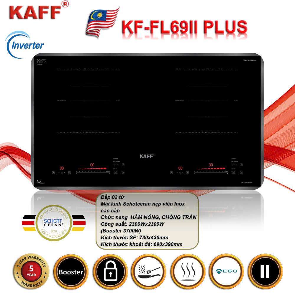 KAFF KF-FL69II Plus: Bếp Điện Từ Đẳng Cấp Cho Cuộc Sống Tiện Nghi Và Hiện Đại