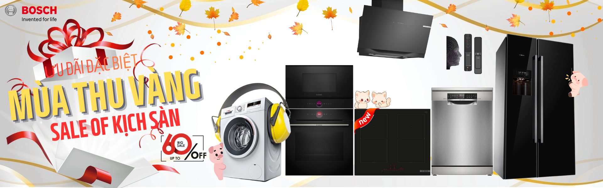 Bếp điện từ kết hợp BOSCH